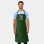 Tablier Personalized name, Custom barista apron (Porté)