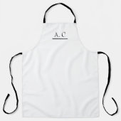 Tablier Personalized name, Custom barista apron (Recto)