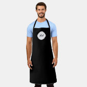Tablier Personalized name, Custom barista apron (Porté)
