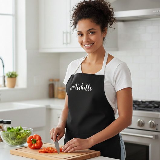 Tablier Personalized name, Custom barista apron