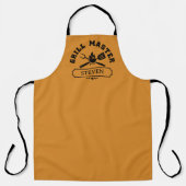 Tablier Personalized Name Grill Master Name (Recto)