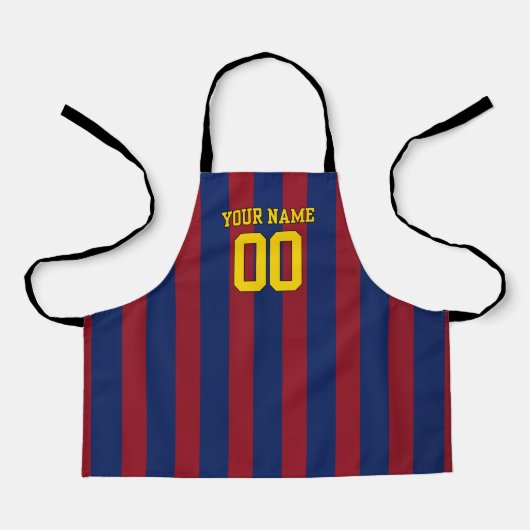Tablier  Personalized Name & Number Apron FCB (Recto)