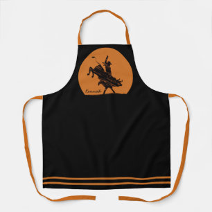 Tablier PERSONALIZED NAME Western Rodeo Bull Rider Cowboy