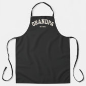 Tablier Personalized New Grandpa Est Date Father's Day (Recto)