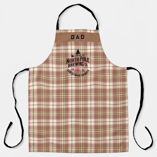 Tablier Personalized North Pole Brewing Holiday (Recto)