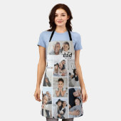 Tablier Personalized Photo Collage Dad Apron (Porté)