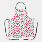 Tablier Personalized Red Pepper Apron (Recto)