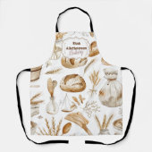 Tablier Personalized Rustic Baking Business (Recto)