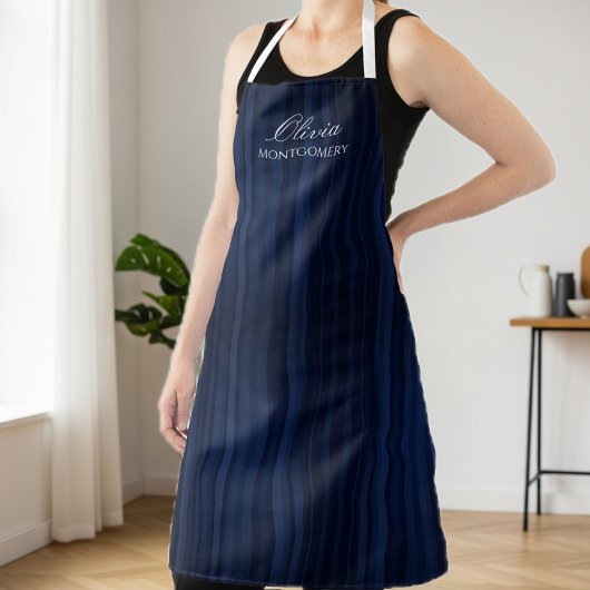 Tablier Personalized Striped Apron | Custom Unisex Work