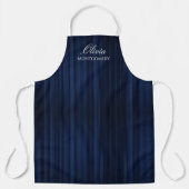 Tablier Personalized Striped Apron | Custom Unisex Work (Recto)