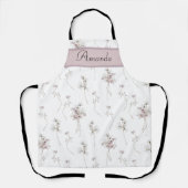 Tablier Personalized Watercolor Botanical (Recto)