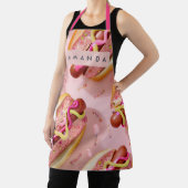 Tablier Personalized Whimsical Glitter Hot Dog Party (Insitu)