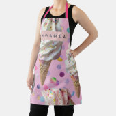 Tablier Personalized  Whimsical Pastel Ice Cream Dream  (Insitu)