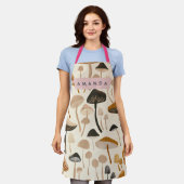 Tablier Personalized Whimsical Woodland Mushroom (Porté)