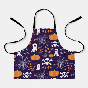 Tablier Personnages amusants et effrayants d'Halloween