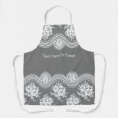 Tablier personnalisable avec dentelle antique élég (Recto)