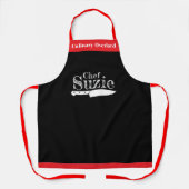 Tablier personnalisable avec nom de chef - Personn (Recto)