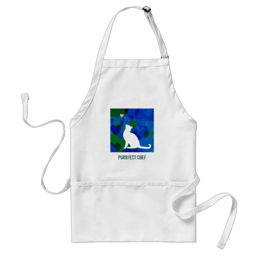 Tablier Personnalisable : Bleus de Kitty (Devant)