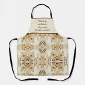 Tablier personnalisable Fleurs de Ferme (Recto)