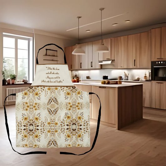 Tablier personnalisable Fleurs de Ferme