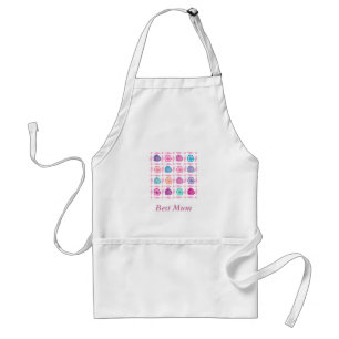 Tablier Personnalisable : Les fleurs de la maman