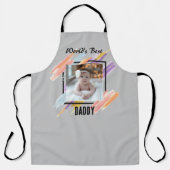 Tablier personnalisable pour hommes - couleur, pho (Recto)