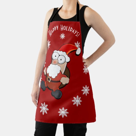 Tablier Personnalisation de Père Noël surprenante (Insitu)