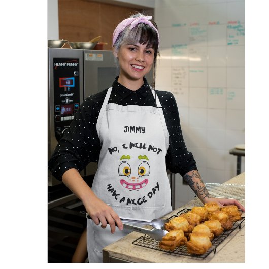Tablier personnalisé amusant