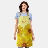 Tablier Personnalisé Apron, la Collection "Fleurs sauvages (Porté)