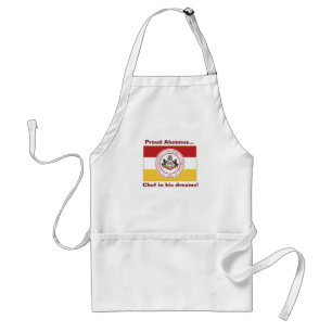 Tablier * PERSONNALISÉ - Apron "Proud Alumnus" avec drape
