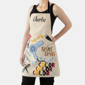 Tablier Personnalisé Au Salon De Coiffure (Insitu)