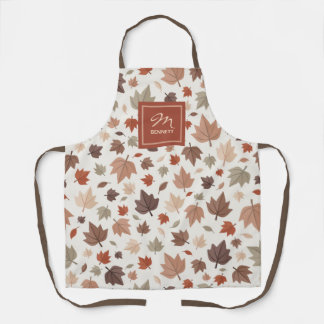 Tablier personnalisé avec monogramme de famille au