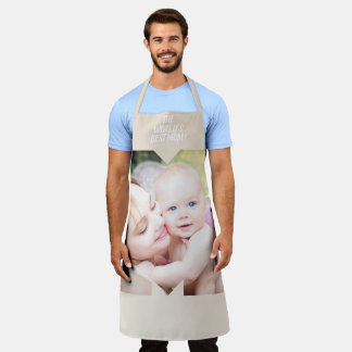 Tablier personnalisé avec photo Bonne fête des mèr