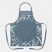 Tablier Personnalisé Couronne de Fleurs Excentriqu (Recto)