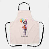 Tablier Personnalisé Cute Kid Zombie Halloween (Recto)