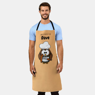 Tablier personnalisé Cute Owl Grillmaster