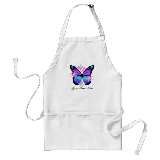 Tablier personnalisé de papillon (Devant)