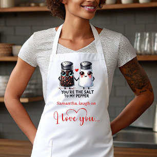 Tablier personnalisé drôle d'amour nourriture Cade