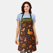 Tablier personnalisé du chef d'automne (Porté)
