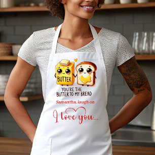 Tablier personnalisé Funny Foods Meilleur Cadeau d