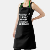 Tablier Personnalisé Funny Mens Golfer Chef Bakers (Insitu)