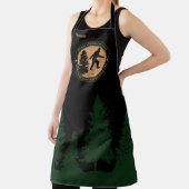 Tablier Personnalisé Funny Sasquatch Emplacement et recher (Insitu)