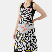 Tablier Personnalisé Gras fleurs modernes à l'ombre chaleu (Insitu)