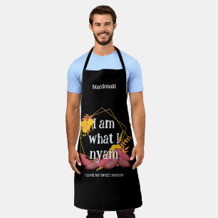 Tablier Personnalisé JE SUIS CE QUE J'AIME NYAM Potato suc