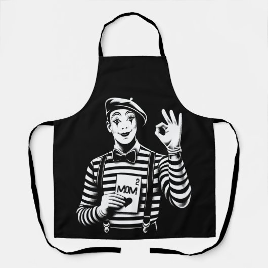 Tablier Personnalisé Maman de 2, 3, 4, 5 Anniversaire Fête (Recto)