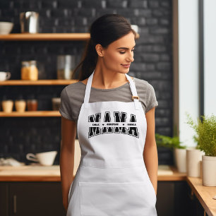 Tablier Personnalisé Maman et enfants Nom Chemise Mère's D