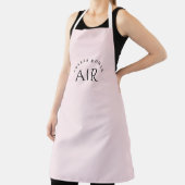 Tablier personnalisé Monogram Pastel Rose (Insitu)