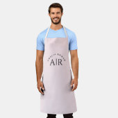 Tablier personnalisé Monogram Pastel Rose (Porté)