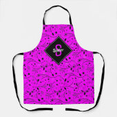 Tablier Personnalisé | Monogramme | Rose | Floral | SOEUR (Recto)