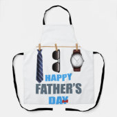 Tablier Personnalisé "Papa's Grilling Apron" (Recto)